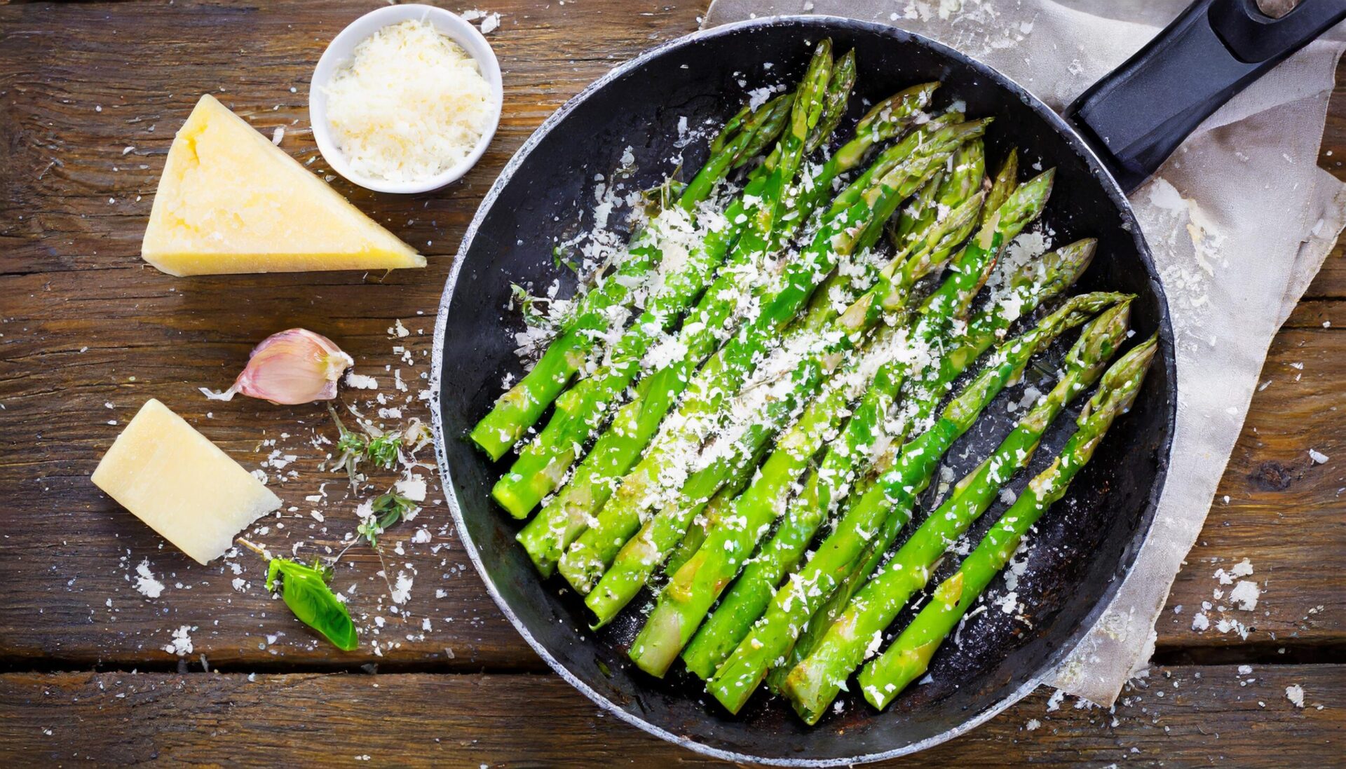 Pan-Fried Green Asparagus | Simple and Elegant Side Dish with Garlic ...