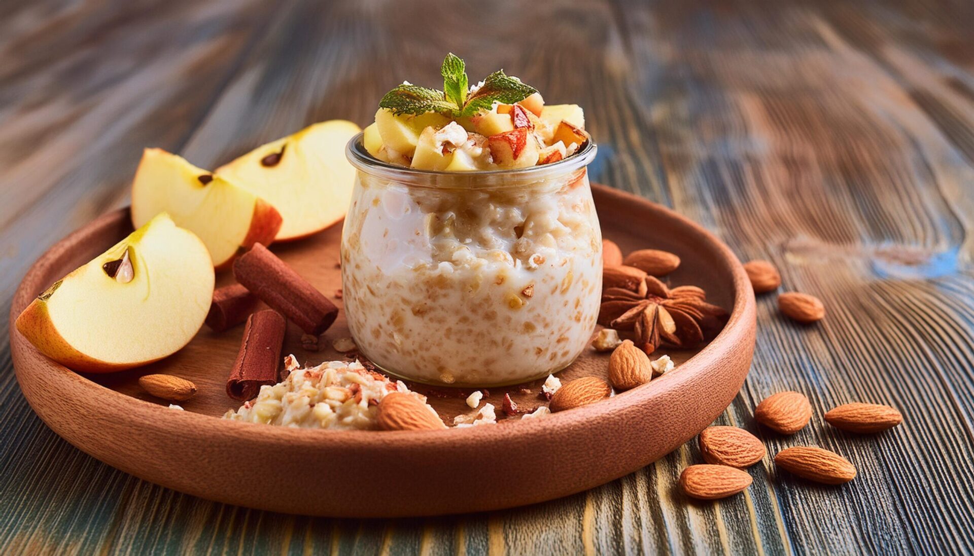 Classic Bircher Muesli with Apples, Almond Milk & Honey | Wholesome ...