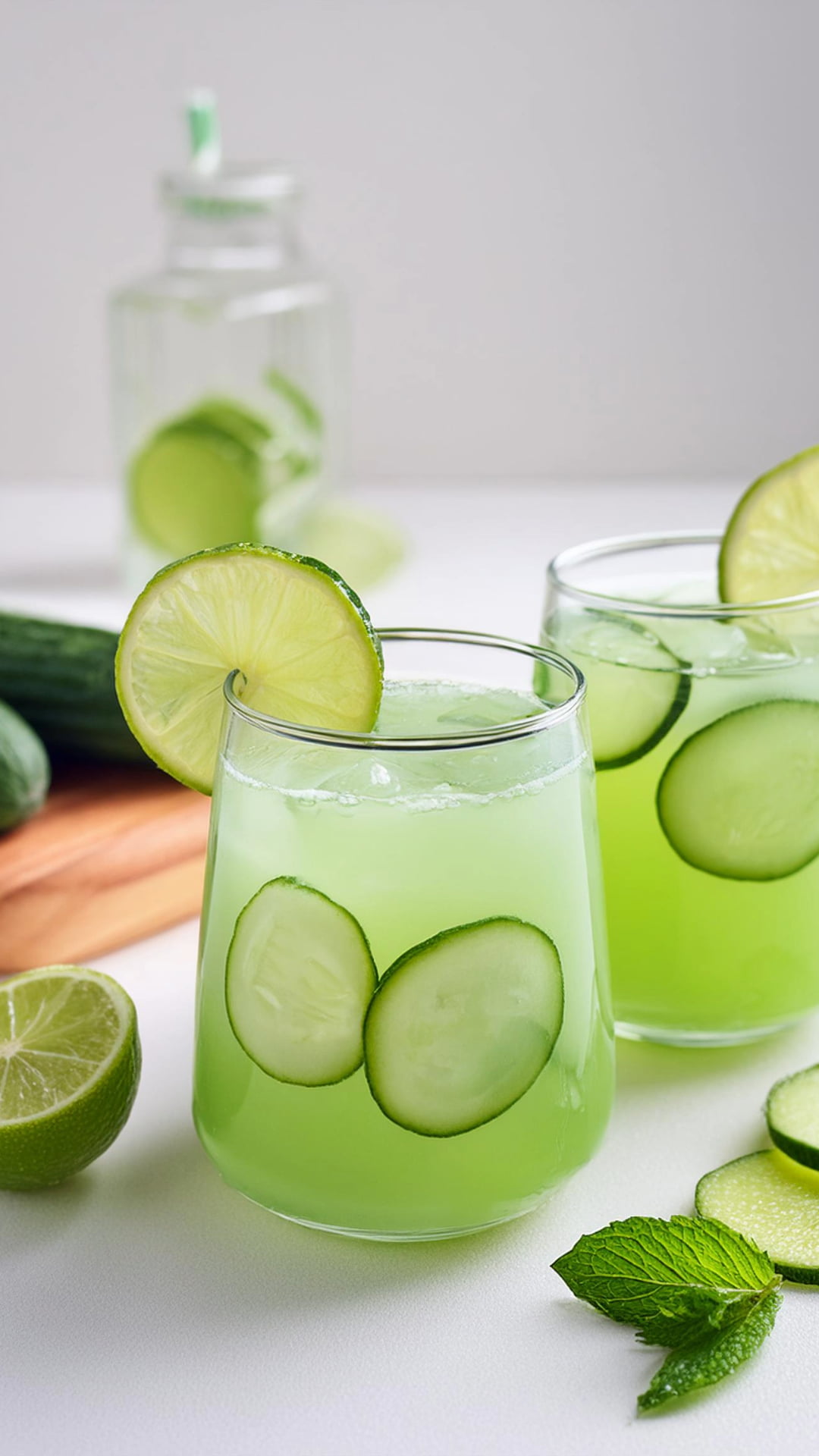 Cucumber Lime Agua Fresca - Veggie Vibes & Vines