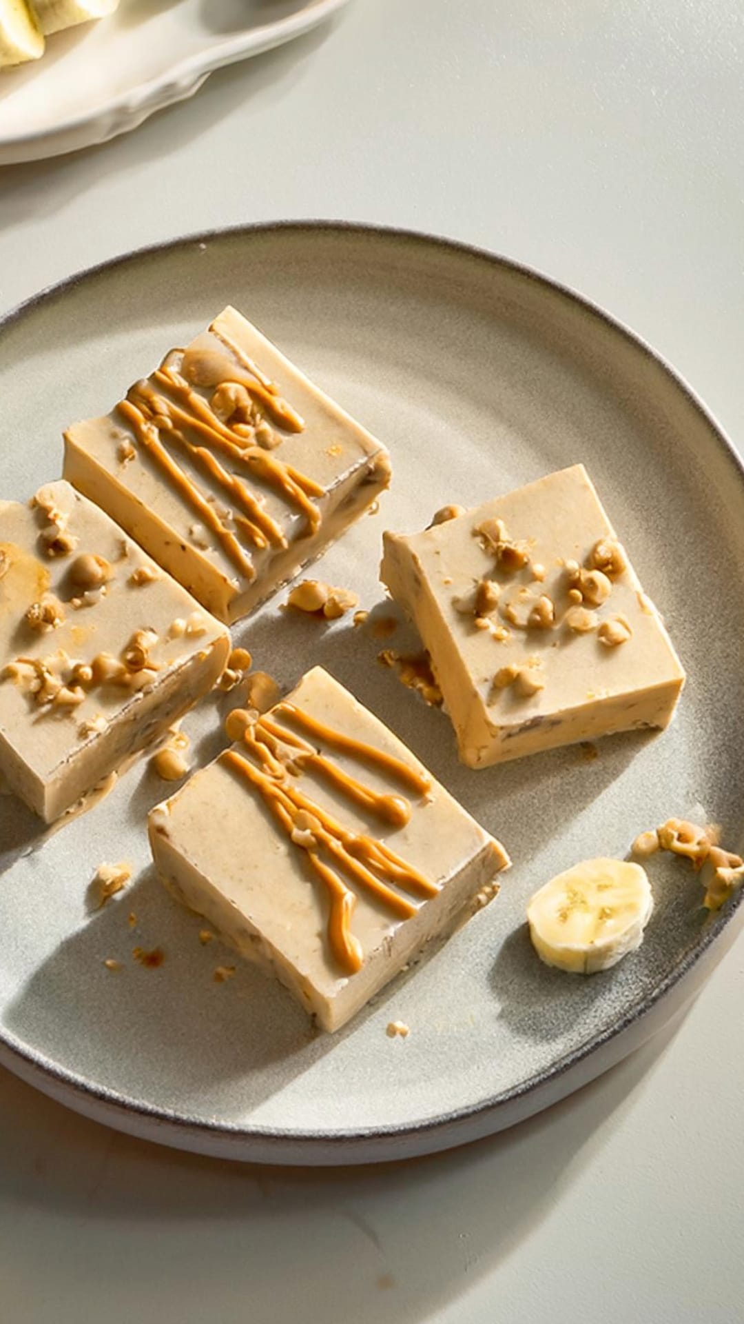 Delicious Vegan Banana Peanut Butter Ice Cream Bars - Easy & Nutty 